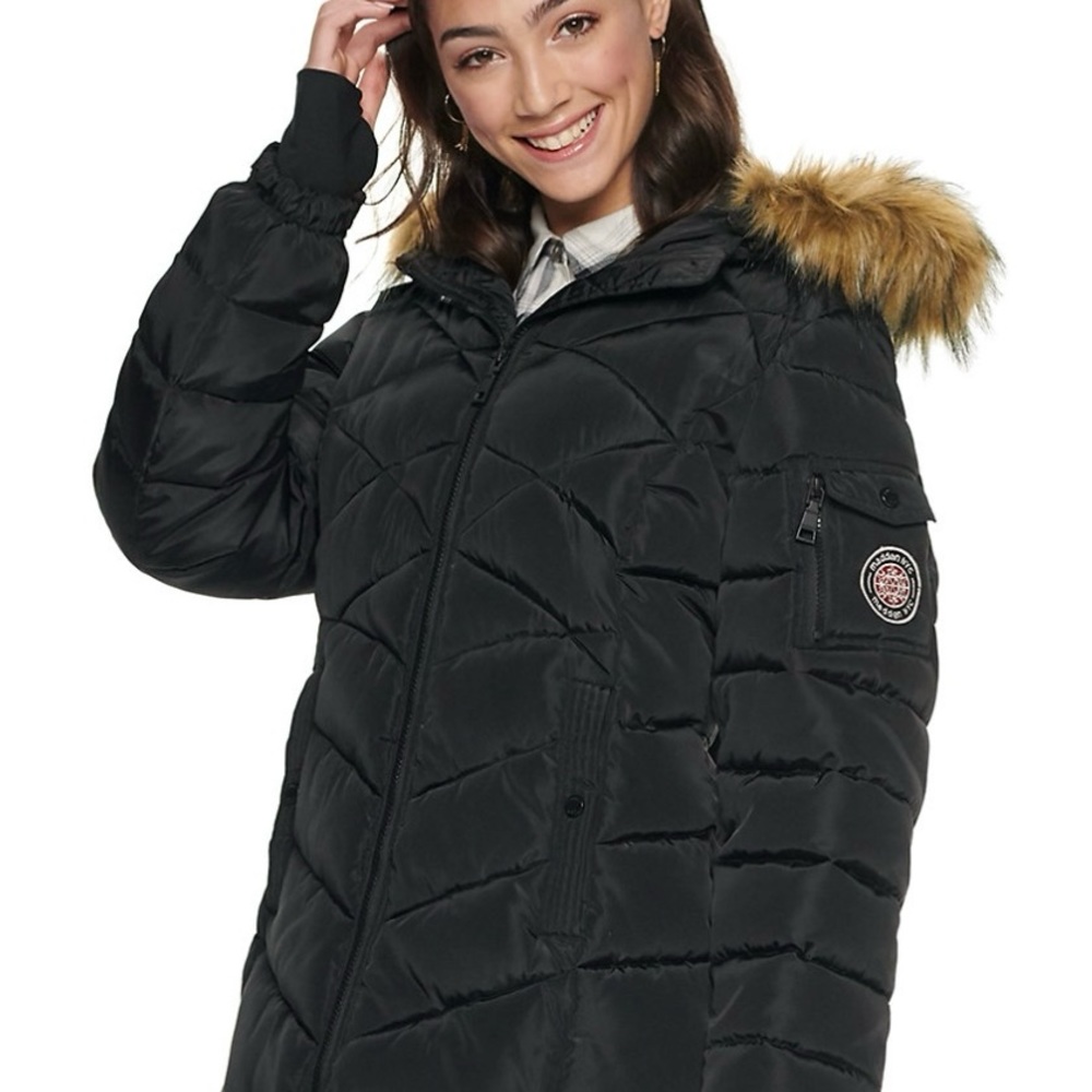 madden NYC Short Nylon Puffer Coat! Like New